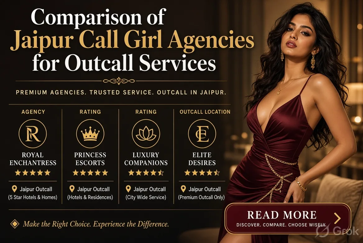 Comparison of Jaipur Call Girl Agencies for Outcall Services